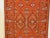 Orange Vintage Paisley Silk Oblong Scarf in Orange colors For Sale - Image 8 of 12