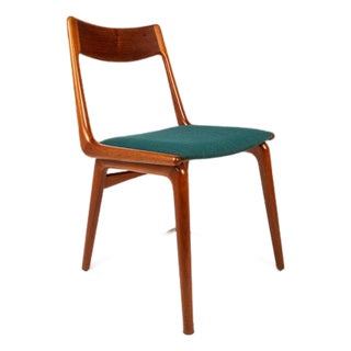 Danish Mid-Century Modern Model 370 Boomerang Dining Chair / Desk Chair Attributed to Alfred Christensen for Slagelse Møbelværk, Denmark, C. 1960's For Sale