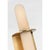 Kelly Wearstler for Visual Comfort Signature Fosse 18" Invertable Offset Oval Sconce in Antique-Burnished Brass with Alabaster For Sale In Houston - Image 6 of 10