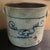 Antique 19th Century American Stoneware Crock or Jardiniere With Blue Eagle Folk Art Decoration For Sale - Image 4 of 12