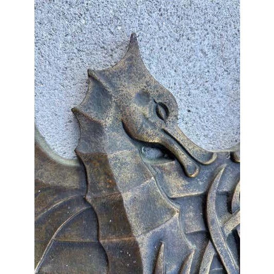 Art Deco Bronze Under the Sea Freize from NYC 1930's Theatre For Sale - Image 3 of 8