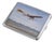 Antique German Silver and Enamel Aviation Themed Cigarette Case, 1900 For Sale