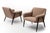 Mid-Century Lounge Chairs in Sheepskin, Set of 2 For Sale - Image 4 of 9