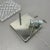 Small Cubic Textured Glass Wall Light in style of Orrefors, 1970s For Sale - Image 15 of 18