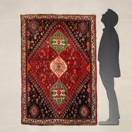 Shiraz Rug in Wool For Sale - Image 3 of 9