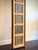 Contemporary Oversized Tall Vertical Textile Panel With Batik Insets and Grasscloth Backing, Carved Custom Wood Frame, Architectural Wall Art For Sale - Image 3 of 12