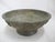 Large, heavy antique Chinese bronze vessel. Footed bowl or censer, featuring 3 high relief mask decorations and engraved...