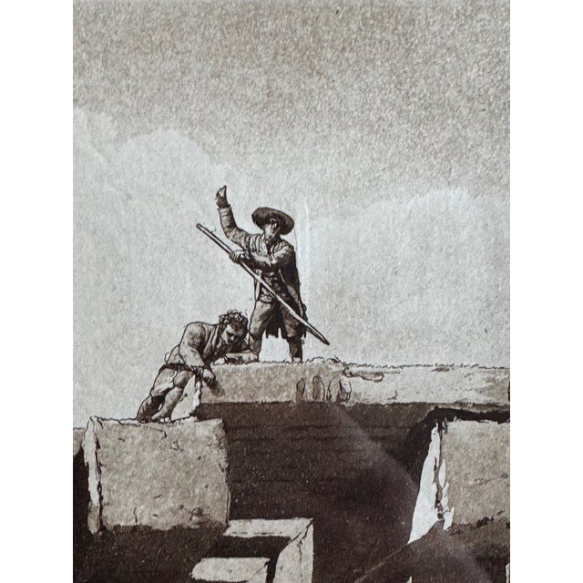 France, circa 1770–1787 Original etching with aquatint on paper by Jean-Pierre-Louis Houël (1735–1813) This finely...