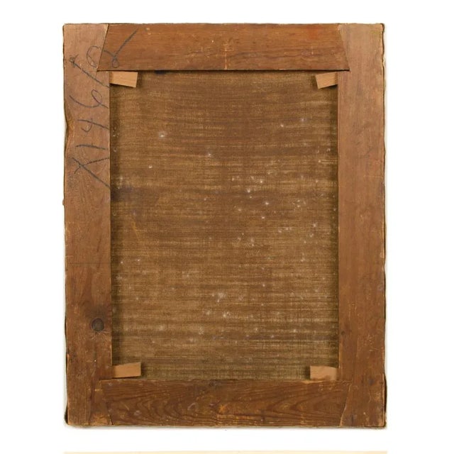 Black A Half-Portrait of a Seated Man, Mid 19th C. For Sale - Image 8 of 9