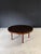 Vintage Mid-Century Modern Scandinavian design teak and sculptural copper inlay coffee table. Made in Denmark, 1960s...