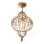 Vintage Bird Cage Light Fixture Ceiling Pendant For Sale