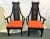 So unique! This set of four chairs include two armchairs and two armless chairs. The detail on them is incredible. The...