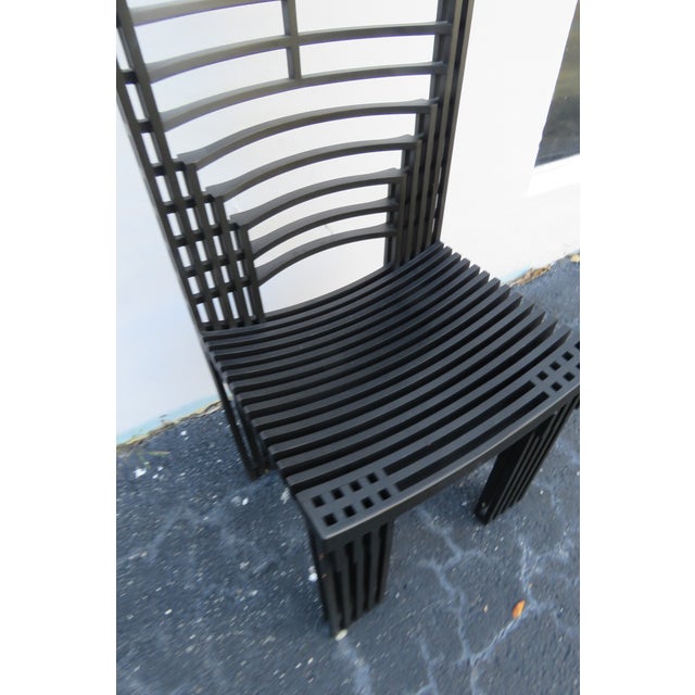 Miguel Rodrigo Mazure Black Bermont Dining Chairs Set of Eight 6224 For Sale - Image 10 of 18