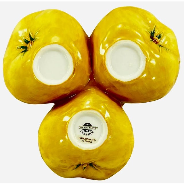 Fitz and Floyd Fitz and Floyd Jardin Potagere Pear Lidded Cluster Box For Sale - Image 4 of 5