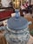1980s Italian Majolica Blue and White Urn Lamp For Sale - Image 5 of 17