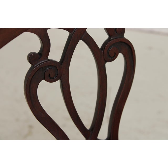 Southwood Ball & Claw Mahogany Corner Chair For Sale - Image 11 of 15
