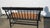 Wood Hitchcock Black Farmhouse Bench Signed Designer For Sale - Image 7 of 9