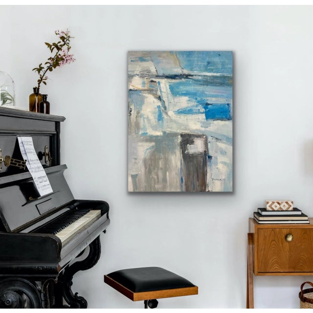 Contemporary Abstract Original Oil Painting For Sale - Image 4 of 12