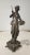 Bronze Elegant 19th Century Neoclassical Spelter Statue of Woman With Grapes, Bronze Patina, 18" Tall For Sale - Image 8 of 8