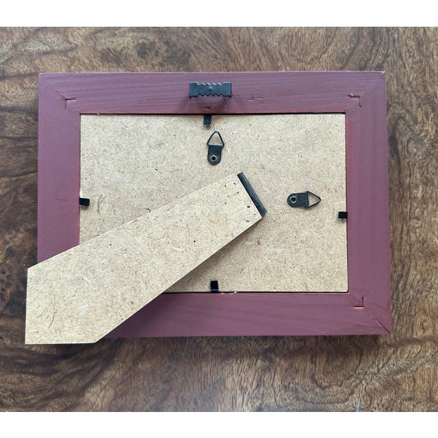 Contemporary “Dancing Salamanders” Framed Original Watercolor Painting by Nancy Smith For Sale - Image 3 of 3