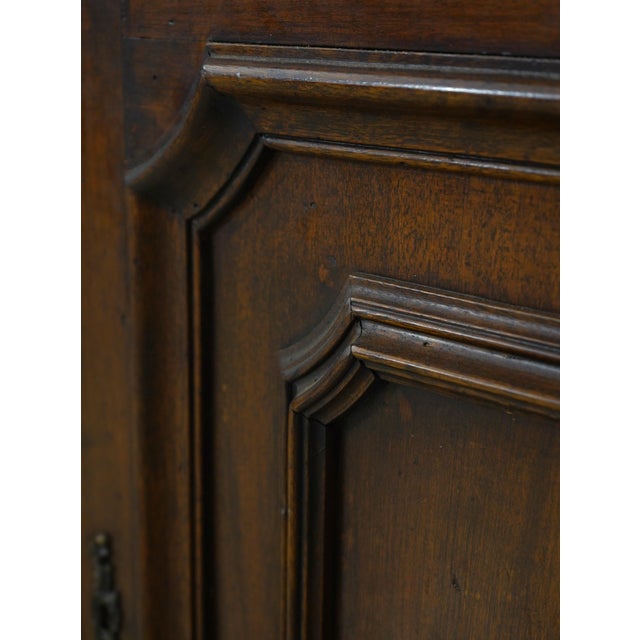 Italian 2 Piece Walnut Large Open Bookcase For Sale - Image 11 of 18