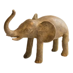 Vintage African Elephant Sculpture