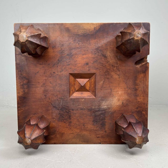 Wood Low Keyaki Wooden Table, Japan., 1920s For Sale - Image 7 of 15