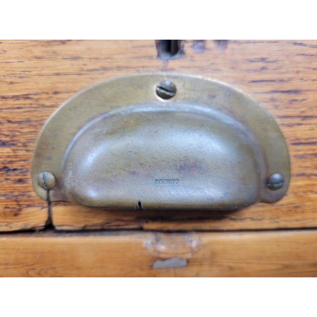 Vintage Pedestal Desk in Oak, 1930s For Sale - Image 9 of 18