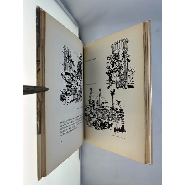 White 1950s Illustrated Quarto, Alan D. Gruskin's the Water Colors of Dong Kingman and How the Artist Works. Kingman Signed With Original Drawing - 1 Book For Sale - Image 8 of 12