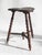 Wood Antique Oak Wooden Side Table with Floral Carved Bobbin Leg and Pedestal Trefoil Top, 1920s For Sale - Image 7 of 11