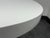 Stone Bespoke Round White Caesarstone Top + Lucite Pedestal Base, 42 Inches For Sale - Image 7 of 12