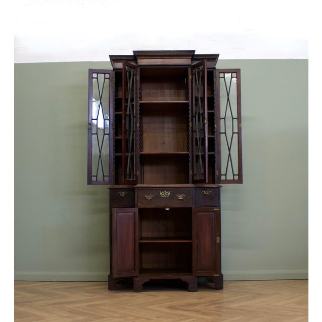 Antique Georgian Mahogany Glazed Display Cabinet, 1810s For Sale - Image 4 of 12