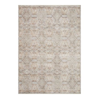 Amber Lewis x Loloi Zuma Silver / Multi 11'-6" x 15'-7" Area Rug For Sale