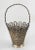 Silver Wire Filigree Decorative Basket For Sale - Image 4 of 10