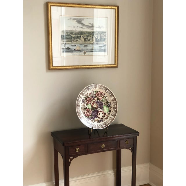 Large Mid-20th Century Decorative Plate For Sale In Baltimore - Image 6 of 13