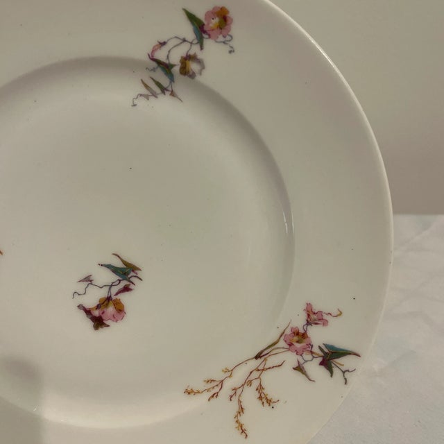 Haviland & Co. 1900s Luncheon Plate With Haviland Pattern H1252. Set Includes 11 Pieces. For Sale - Image 4 of 5