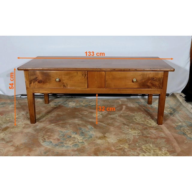 Vintage Cherry Coffee Table, Late 19th Century For Sale - Image 15 of 18