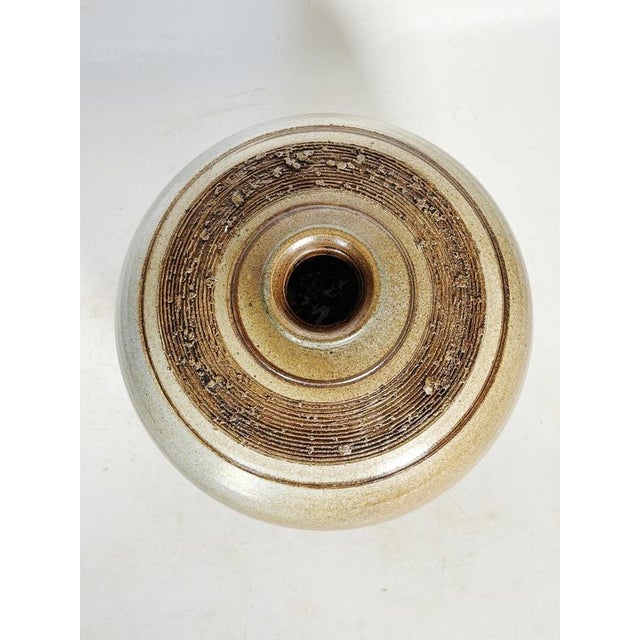 Vintage Stoneware Vase, France, 1970 For Sale - Image 3 of 10