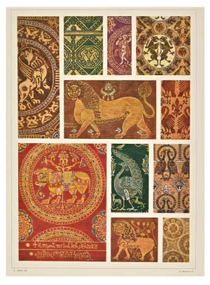 Andrea Mestica, Decorative Motifs: Byzantine Styles, Chromolithograph