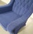 Blue Vintage Lounge Chair in Blue Wool and Boucle, 1970s For Sale - Image 8 of 16