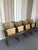 An exceptional and rare authentic row of four antique cinema seats from a former French projection room dating back to the...