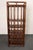 Vintage French Stained Bamboo and Rattan Six Tier Open Etagere / Bookshelf For Sale In New York - Image 6 of 18