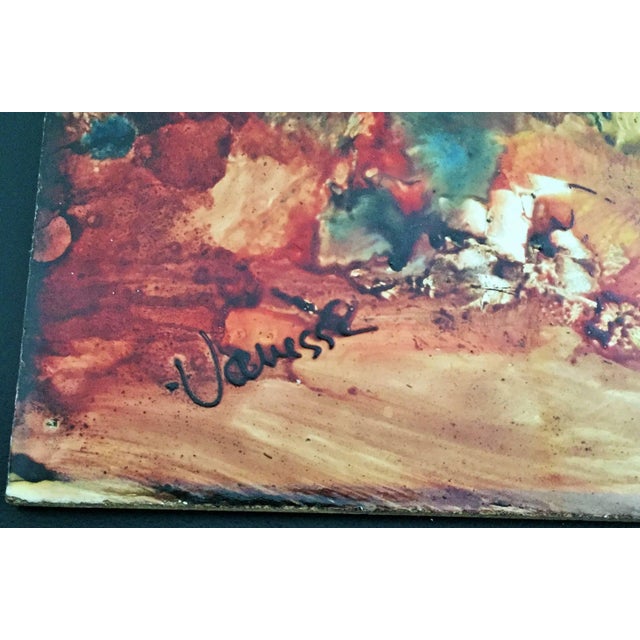 Low temperature glaze, Valentin Nector Saladrigas "Vanessa". Professor: Mister Robert MacMillan.