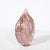 Glass Mid-Century Hand-Blown Amethyst Murano Glass Vase W/ 24k Rose Gold Striations For Sale - Image 7 of 12