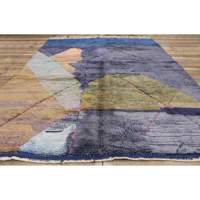 Textile Berber Moroccan Rug - 08'11 X 11'06 For Sale - Image 7 of 9