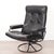 Ekornes ASA 1970s Attributed to Ekornes Stressless Leather Recliner & Ottoman For Sale - Image 4 of 10