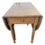 Antique Restored Oak Gate Leg Drop Leaf Dining Table With Drawer For Sale