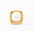 Mabe Pearl and 14K Yellow Gold Pendant Enhancer, brightly polished and decorated with granulation, featuring one bezel set...