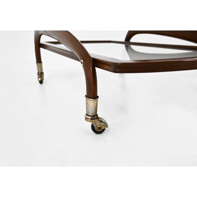Vintage Italian Serving Trolley, 1960s For Sale - Image 10 of 13