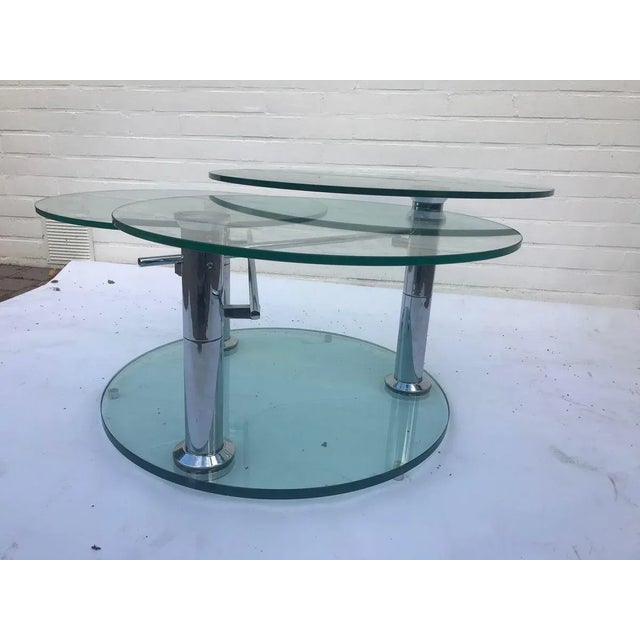 Coffee Table with 3 Removable Glass Shelves, 1980s For Sale - Image 17 of 17